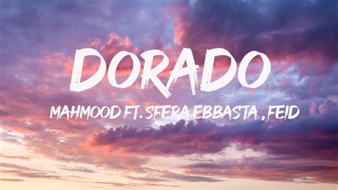 Mahmood – Dorado Lyrics 